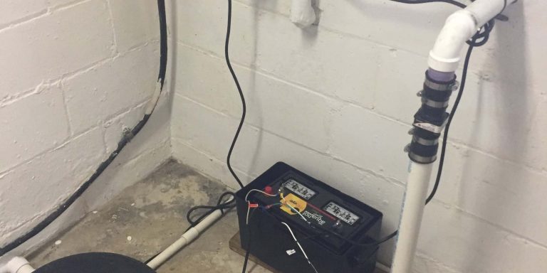 Can a Sump Pump Battery Be Covered