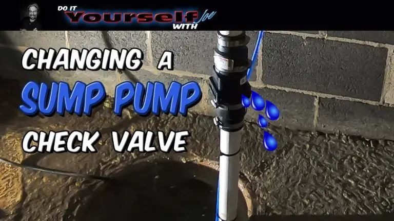 How Can You Tell If a Check Valve is Bad in a Sump Pump