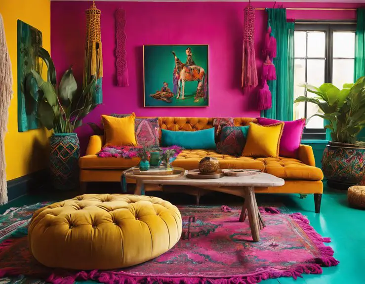 try vibrant color combinations