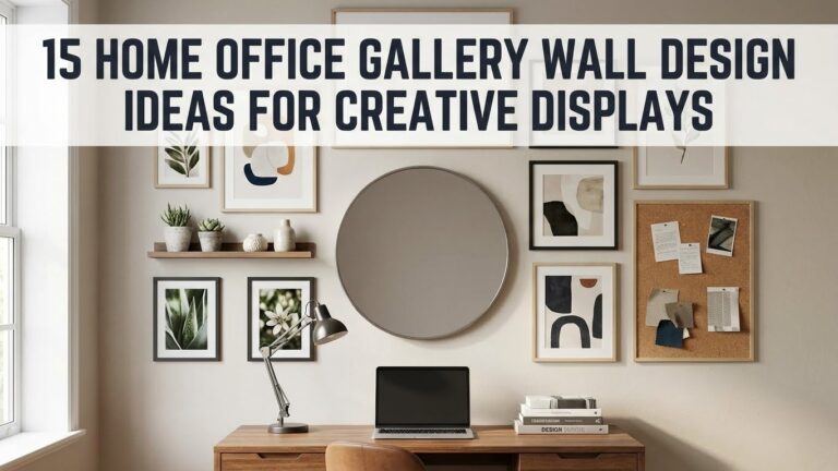 15 Home Office Gallery Wall Design Ideas for Creative Displays