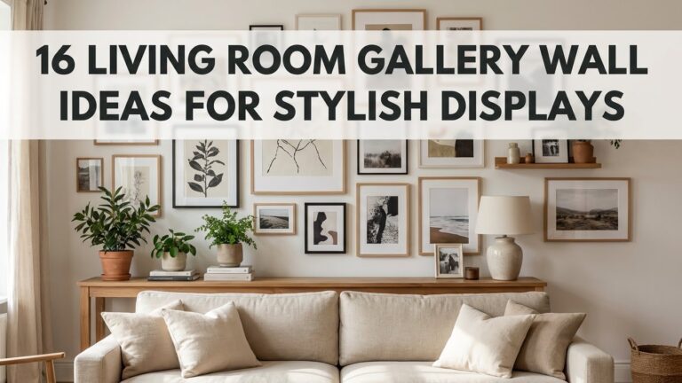 16 Living Room Gallery Wall Ideas for Stylish Displays