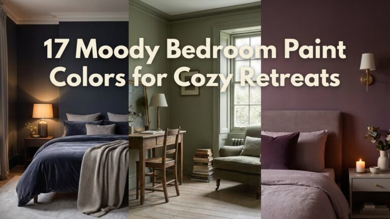 17 Moody Bedroom Paint Colors for Cozy Retreats