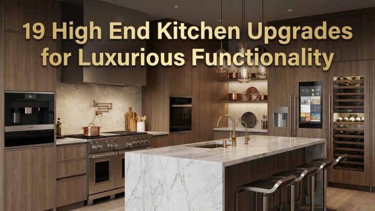 19 High End Kitchen Upgrades for Luxurious Functionality